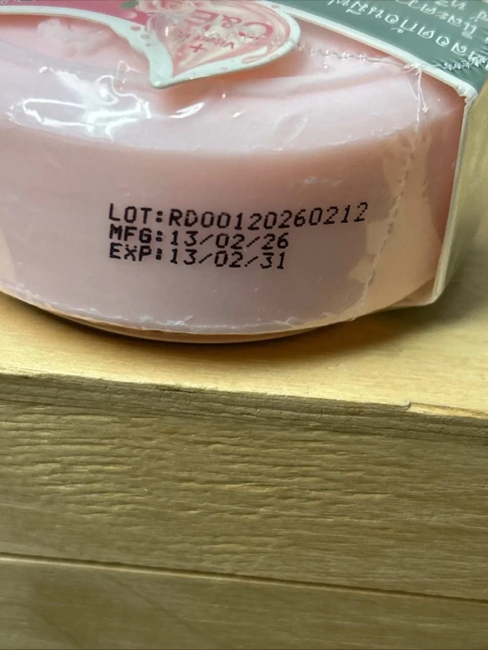Rawra Soap Bar Rose Serum Vitamin C&E Bright Glasses Wearing Man Brand 170g Pink